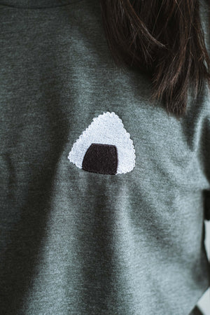 Embroidered Onigiri Tee (Women's)